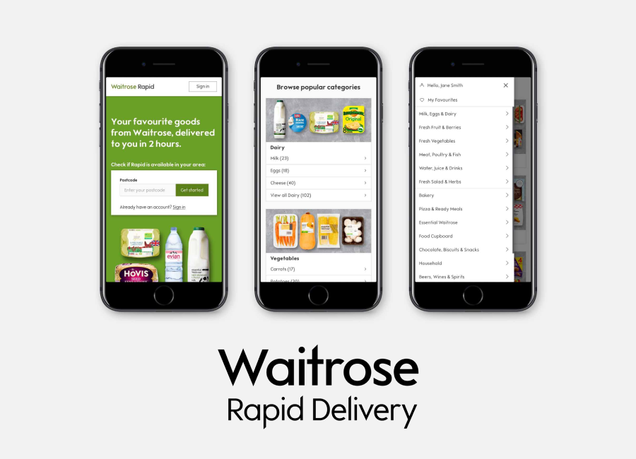 Rapid Delivery from Waitrose